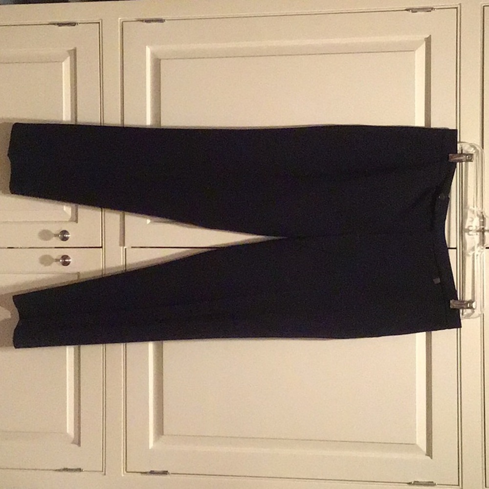 STEFANEL ITALIAN NAVY BLUE STRAIGHT LEG PANTS